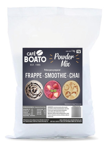 Frappe Base En Polvo Te Chai Matcha Powder Mix