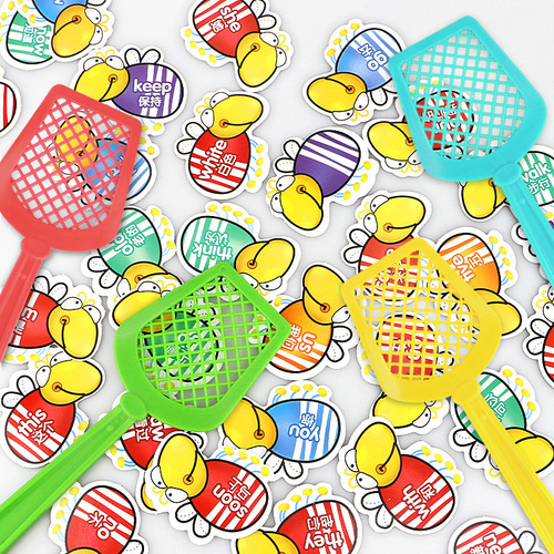4 Separate Beats - Kids Fly Swatter English Card Game For