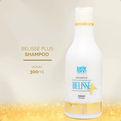 Shampoo Condicionador Efeito Liso Prolongado Belisse Plus