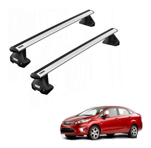 Rack Bagageiro Thule Evo Ford Fiesta New Sedan 2011 Á 2019