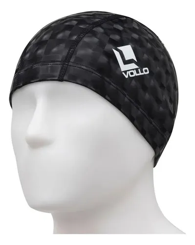 Touca De Natação 3d Pu Swim Caps Adulto Vollo