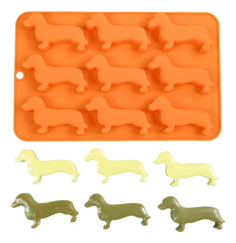 Molde Para Hornear De Perro Molde De Hielo De Silicona Para