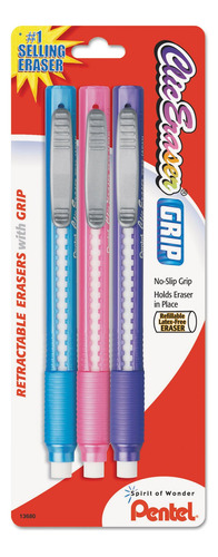 Clic Eraser Grip Borrador Retráctil Grip Fashion Barre...