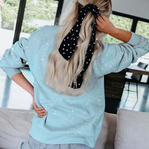 Imagen 5 de 8 de Sudadera Mujer Navidad Manga Larga Cuello Redondo Estampado