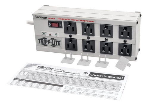 Tripp Lite Isobar Toma Múltiple De 8 Enchufes, Con Protecció