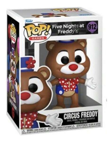 Funko Pop Circus Freddy Five Nights At Freddys 912
