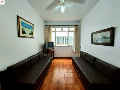 Imagem 1 de 13 de Apartamento À Venda - 1 Dormitório - Sacada - Praia Das Astúrias - Guarujá/sp - Ap05609 - 69004468