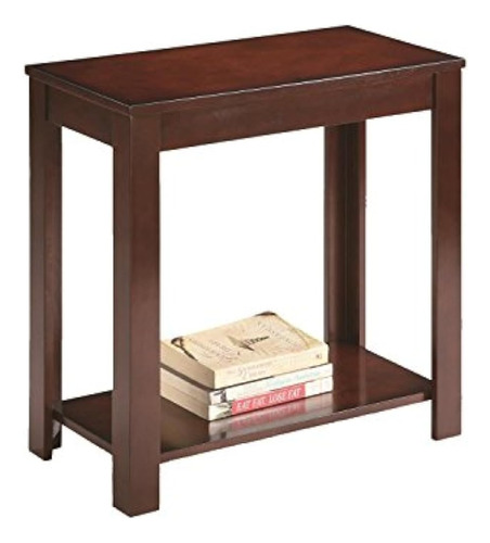 Ore International Traditional Side/end Table, 24-inch, Dark 