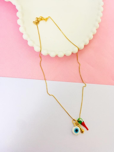 Imagem 5 de 5 de Colar Feminino Patuá Delicado