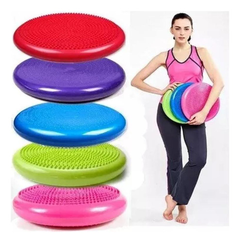 Cojin Medio Bosu Equilibrio 33cm Ak Sport Fucsia