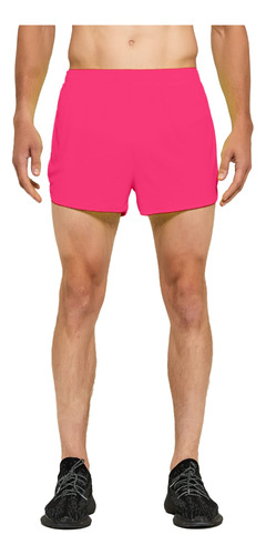 Demozu Pantalon Corto Correr Neon 3  Para Hombre Secado