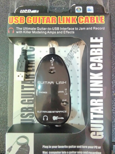 Interface Para Conectar Guitarra Usb Guitar Link Cable