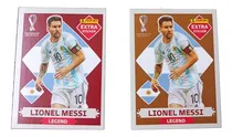 Comprar Figurita Extra Sticker Legend Messi Qatar 2022 Base + Bronce