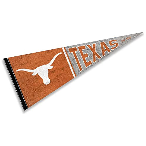 Banderín De Texas Longhorns Estilo Retro