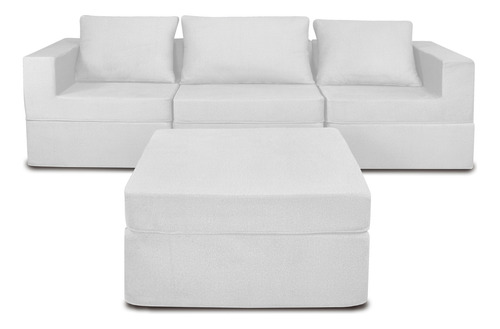 Sala California Smooth Modular 4 Piezas Sin Patas