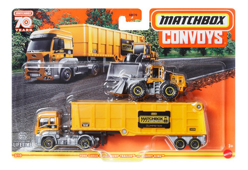 Matchbox Convoys Ford Cargo & Mbx Dump Trailer