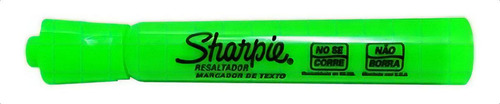 Marcador De Texto Sharpie Verde Punta Cincel 12 Pzs