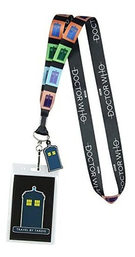 Porta Carnet, Credencial Doctor Who Lanyard Id Badge Holder 