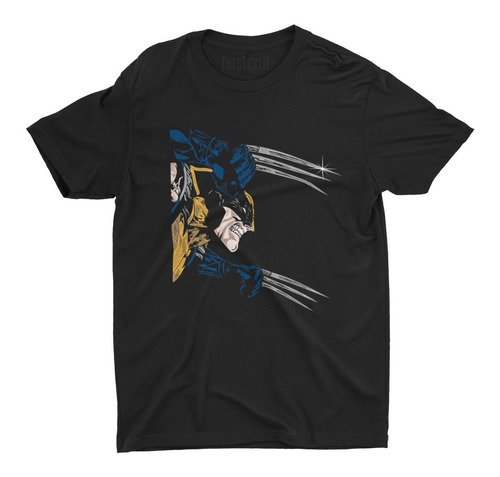 Polera Wolverine Retro Super Heroes Hombre Niño Algodón Ters