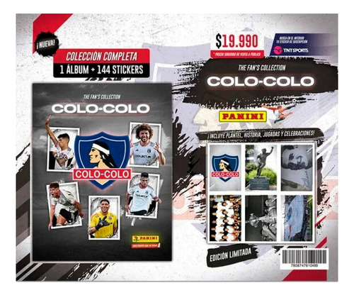 Álbum Colo Colo The Fan´s Collection + 144 Stickers 