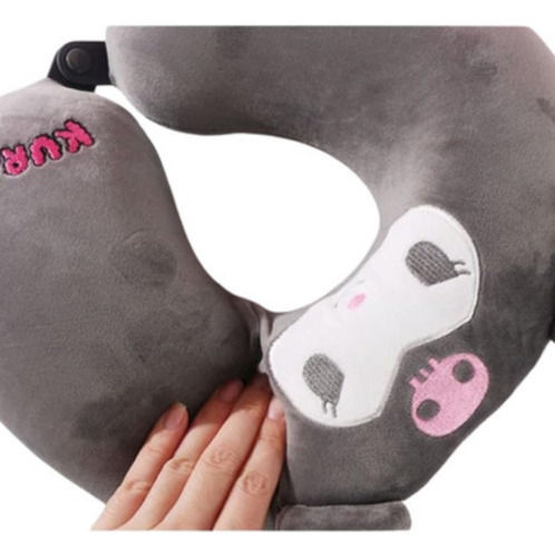 Cojín Cuello Cómodo, Almohada Viaje Hello Kitty Kuromi