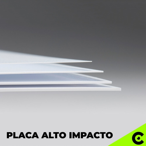 Placa Alto Impacto 2mt X 1mt Blanco 0,5mm X10u Plancha Pvc