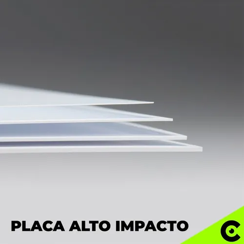 comprar Placa Alto Impacto 2mt X 1mt Traslucido 3mm - Capta