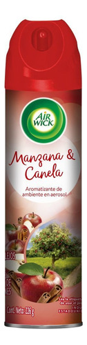 Aromatizante Air Wick Manzana Canela en aerosol 226 g