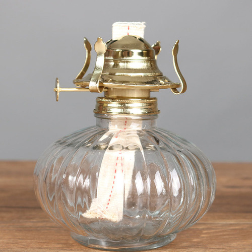 --lámpara De Aceite Retro Con Quemador De Mechas, Accesorios
