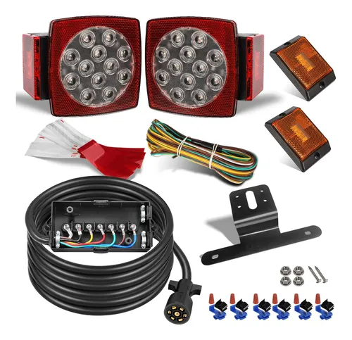 comprar Partsam Kit Luz Trasera Led Cuadrada Impermeabl 12 V Enchufe comprar Partsam Kit Luz Trasera Led Cuadrada Impermeabl 12 V Enchufe