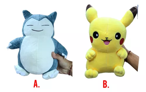 Pokémon Peluche grande de Pikachu feliz de 12 pulgadas, con licencia  oficial, juguete de peluche suave y de calidad, añádelo a tu colección.  Gran