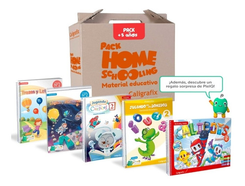 Texto Pack Homeschooling 5 Anos. Envio Gratis /785