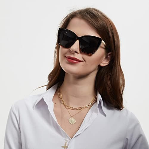 Mosanana Gafas De Sol De Concha De Tortuga Para Mujer Modern