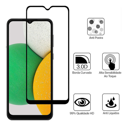 Capinha Capa Anti Queda P/ Galaxy A03 Core + Pelicula Vidro