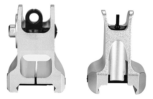 Miras Tacticas Tipo Ddefense Riel Picatinny Ar M4 Plata