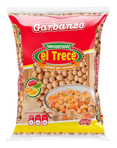 Garbanzo El Trece 460g X 25 Und