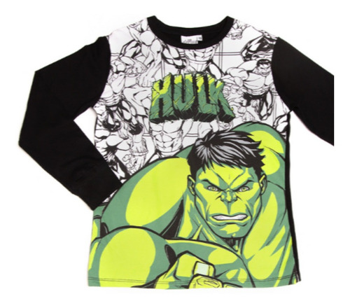 Remera Manga Larga Hulk - Marvel