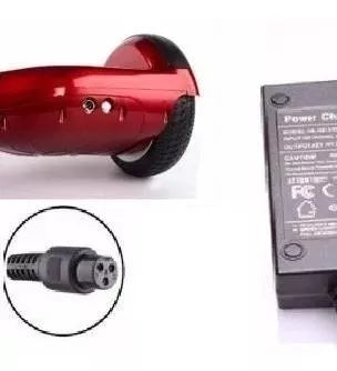 CARGADOR ESP Cargador Corriente 42V 2A Compatible con Reemplazo para  Patinete Scooter Hoverboard Denver DBO-6500 Recambio Replacement