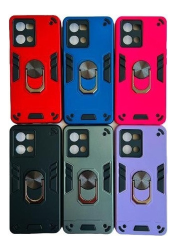 Carcasa Para Oppo Reno7 4g Anti Golpes Anillo Colores 