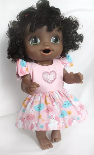 Roupa P/ Boneca Baby Alive Vestido E Calcinha Neia Azevedo