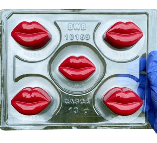 Forma 03 Partes Para Chocolate Bombom Boca Bwb 10159
