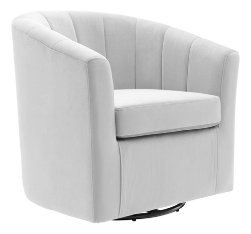 Modway Sillon Giratorio De Terciopelo Prospect Channel Copet