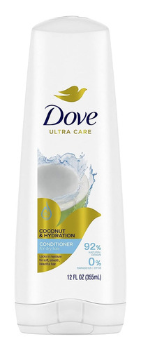  Acondicionador Shampoo Dove Ultra Care Coconut And Hydratio