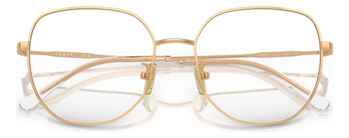 Armação Óculos De Grau Vogue Vo4296d 5152 54 Cor Ouro Rosado
