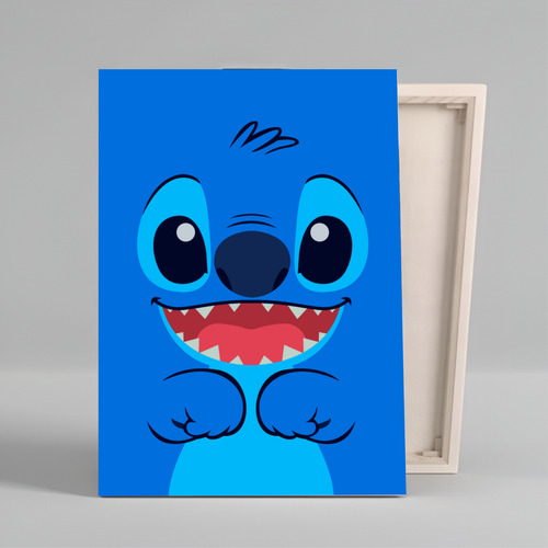 Cuadro Decorativo 30x40 Stitch Rocky Simpsons Dragon B Y Más Stitch Azul