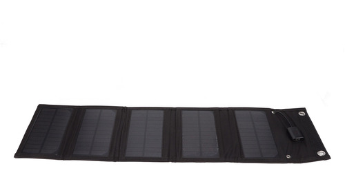 Cargador De Celda Portátil Impermeable De 15 W Con Panel Sol