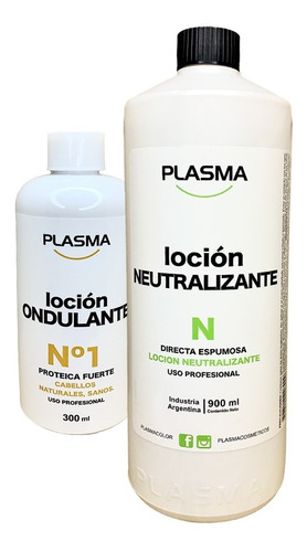 Loción Neutralizante Plasma 900ml + Liquido Permanente 1