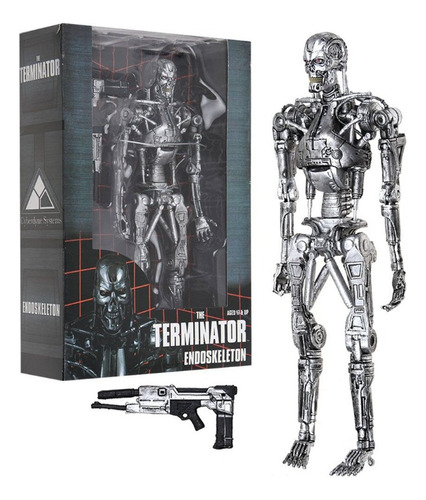 T-800 Endoskeleton Nuevo En Caja Con Accesorios