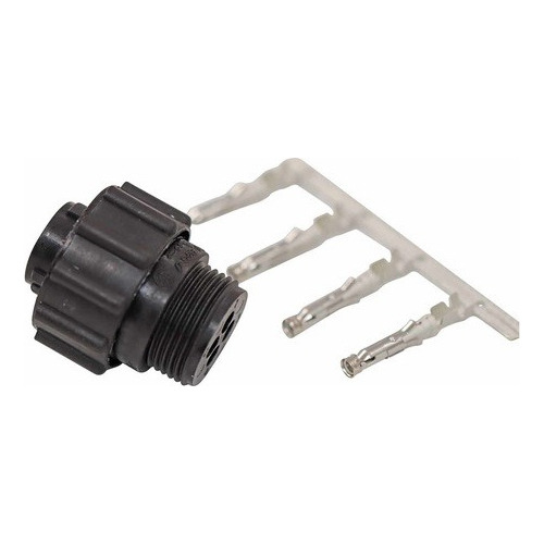 Conector Circular Cpc 4 Vias Femea Ete7566/04 + Capa/prensa