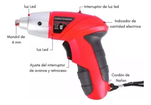 Kit De Herramientas 126 Piezas Con Taladro Eléctrico